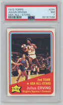 1972 Topps 255 Erving AS PSA 7 