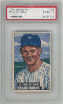 1951 Bowman 1 Ford RC PSA 6 