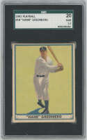 1941 Play Ball 18 Hank Greenberg SGC 1.5 