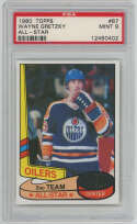 1980 Topps 87 Wayne Gretzky All Star PSA 9 