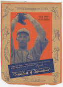 1936 Wheaties Series 4 4 Lefty Grove Fair 