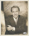  8 x 10  Henreid, Paul Vintage Signed Photo on Better Stock 9 JSA LOA (CARD)