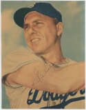  8 x 10  Hodges, Gil Signed Brooklyn Dodgers Sport Magazine Photo 9 JSA LOA (FULL)