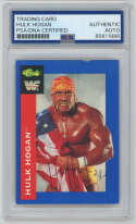 1991 Classic  Hulk Hogan Auto Card 9 (PSA Slabbed Authentic) 
