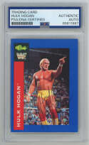 1991 Classic  Hulk Hogan Auto Card 9 (PSA Slabbed Authentic) 