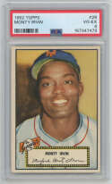 1952 Topps 26 Monte Irvin PSA 4 