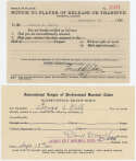 1932   George Kelly (HOFer) Release Document Pair  