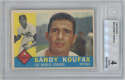 1960 Topps 343 Koufax Beckett 4 