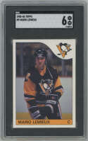 1985 Topps 9 Lemieux RC SGC 6 