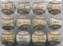    Lot of 12 Ohio Baseball HOF and Related Signed Baseballs 9 