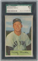 1954 Bowman 65 Mantle SGC 7 