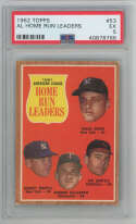 1962 Topps 53 Mantle LL PSA 5 