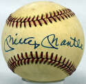  HOF  Mantle, Mickey  9 (OAL Brown) JSA LOA (FULL)