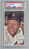 1964 Topps Giants 25 Mantle PSA 6 