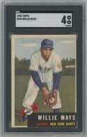 1953 Topps 244 Mays SGC 4 