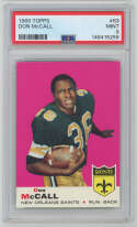 1969 Topps 83 McCall PSA 9 