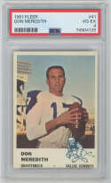 1961 Fleer 41 Meredith RC PSA 4 