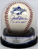  HOF  Morris (1991 WS Ball w/inscription), Jack  Beckett Slabbed 