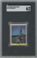 1949 Eureka Stamps  Musial SGC 6 