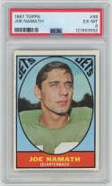 1967 Topps 98 Namath PSA 6 