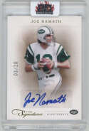 2012 Panini Bomber Breaks Prime Signatures  Joe Namath Auto Card (3/20)   