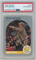 1990 Hoops   Don Nelson Signed Card PSA  