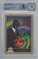 1990 SkyBox 365 Gary Payton Signed Rookie Card HOF 2013 Beckett 10 (auto) 