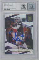 2020 Elite 50 Dak Prescott Signed Card Beckett Slabbed Dallas Beckett 10 (auto) 