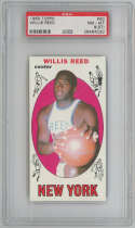 1969 Topps 60 Reed RC PSA 8 st 