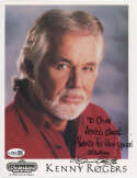  8 x 10  Rogers, Kenny 9 JSA LOA (CARD)