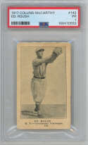 1917 E135 Collins-McCarthy 142 Edd Roush PSA 1 