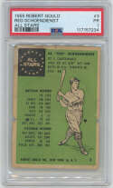 1955 Robert Gould All Stars 3 Schoendienst PSA 1 