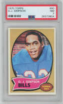 1970 Topps 90 Simpson RC PSA 7 