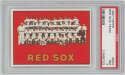 1967 Topps 604 Red Sox Team Card PSA 7 
