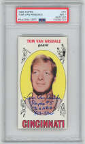 1969 Topps 79 Tom Van Arsdale Auto Card Beckett 7/10 