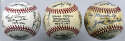    Trio of Ohio Baseball HOF and Related Balls w/1975 9 