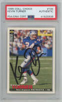 1995 Collectors Choice 194 Kevin Turner Signed Card PSA Slabbed   
