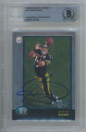 1998 Bowman 27 Hines Ward Signed Rookie Beckett Steelers   