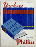 1950 World Series Program  At Yankees VG+ unscored 