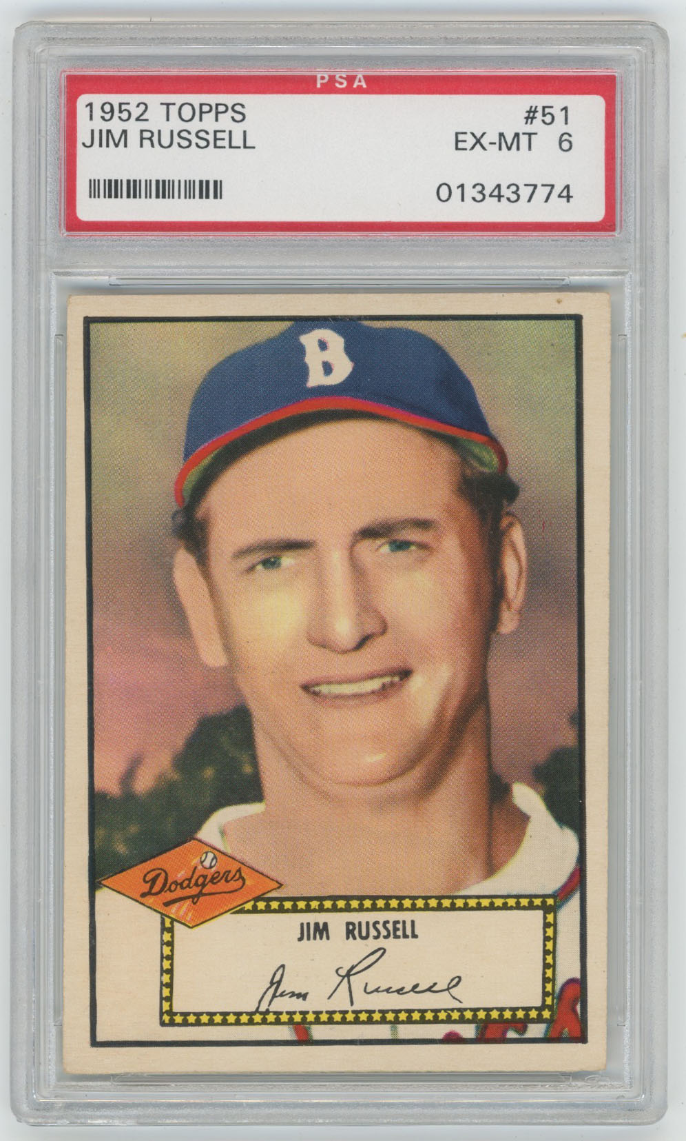 1952 Topps 51   PSA 6