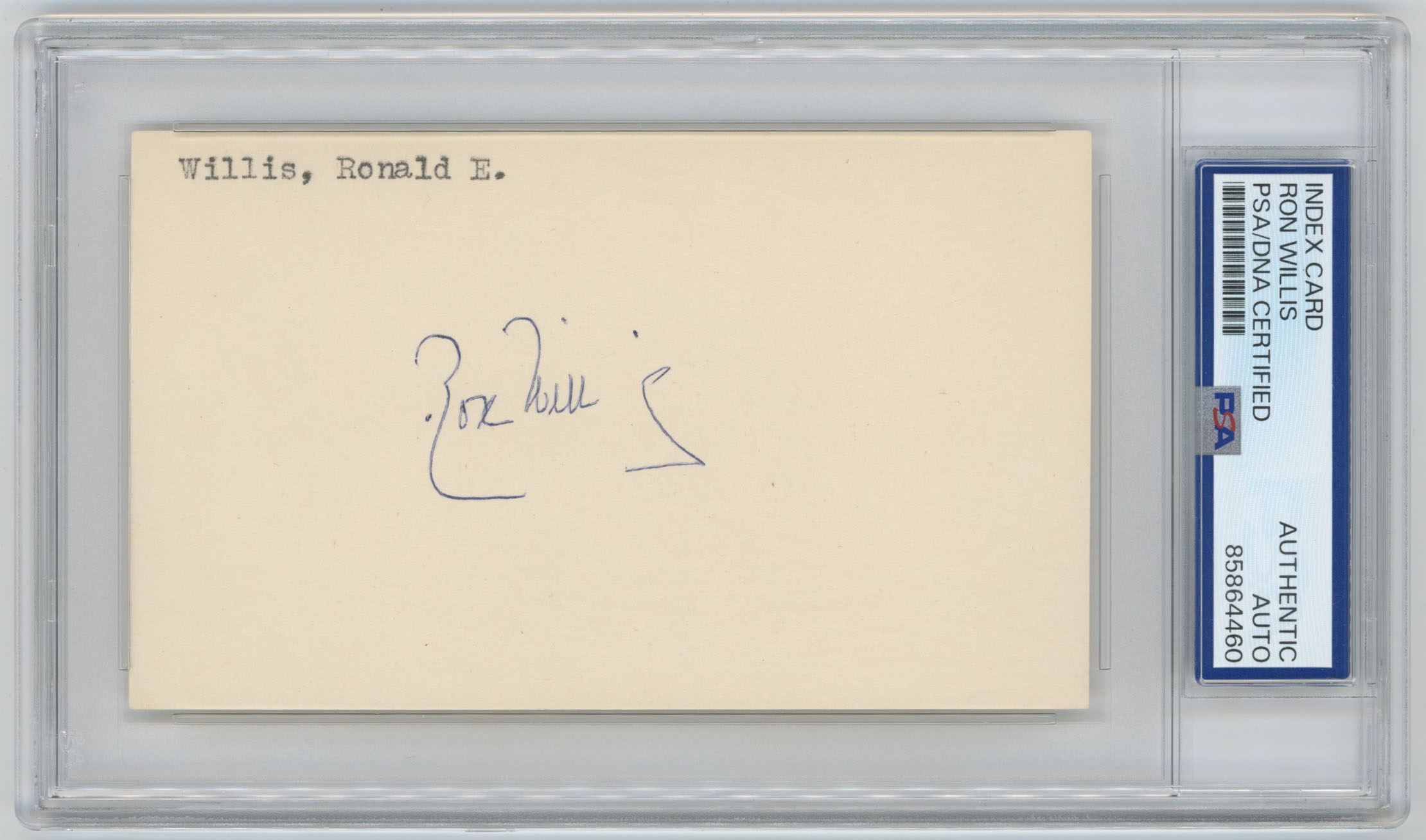  3 x 5  Willis, Ron 9 - PSA Slabbed 