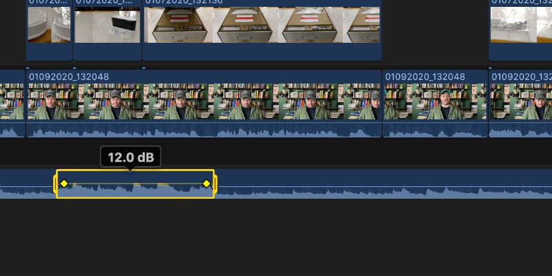checking audio levels in final cut pro