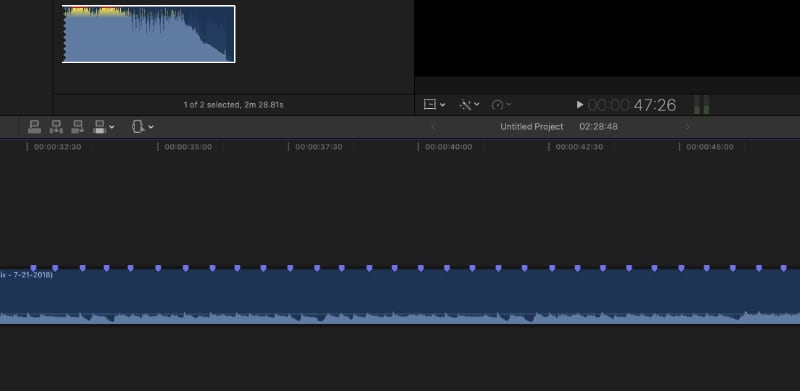 Final cut pro audio editing