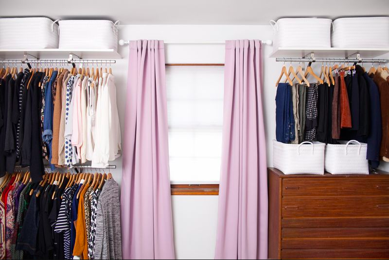 Everything You Need to Set Up an Open Closet in Your Bedroom