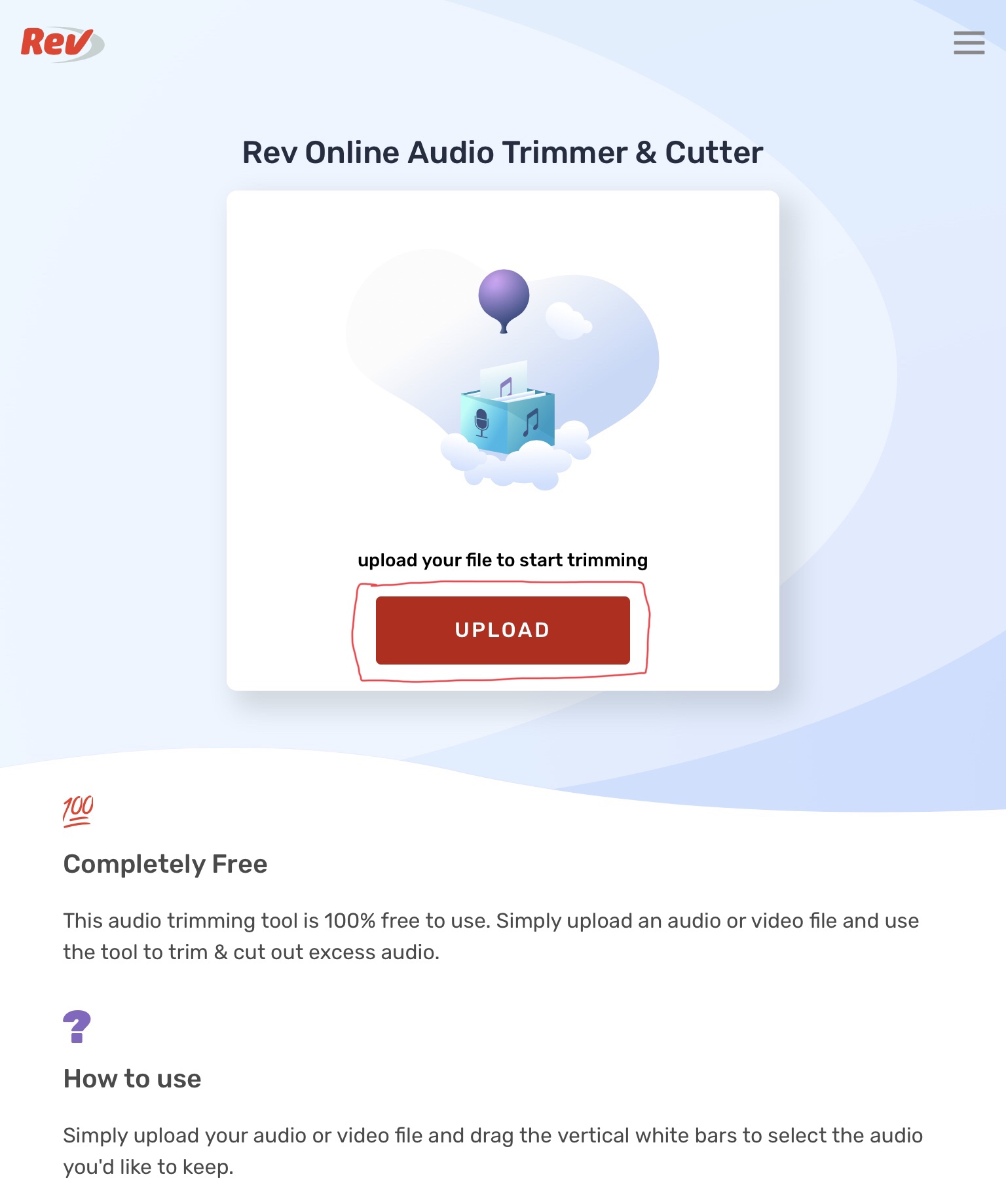 How to Trim an Audio File Online Step by Step Guide Rev