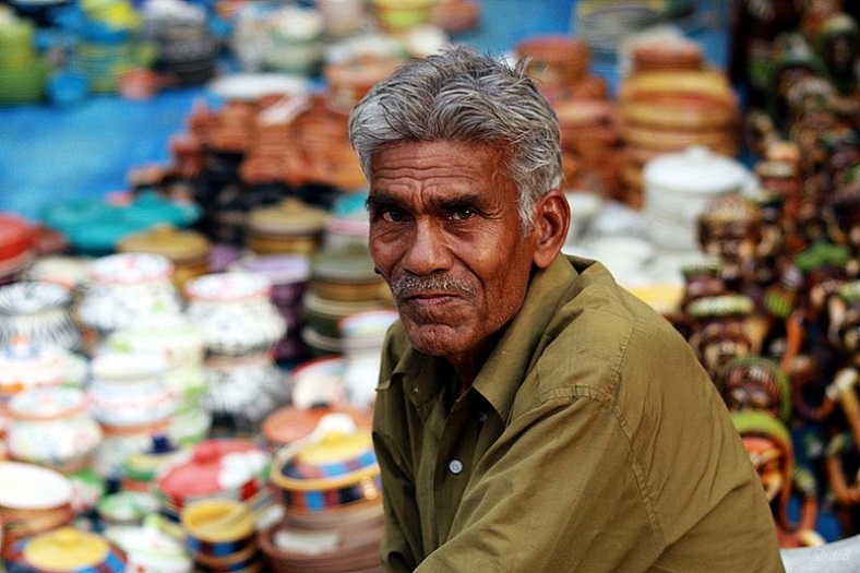 handicrafts seller