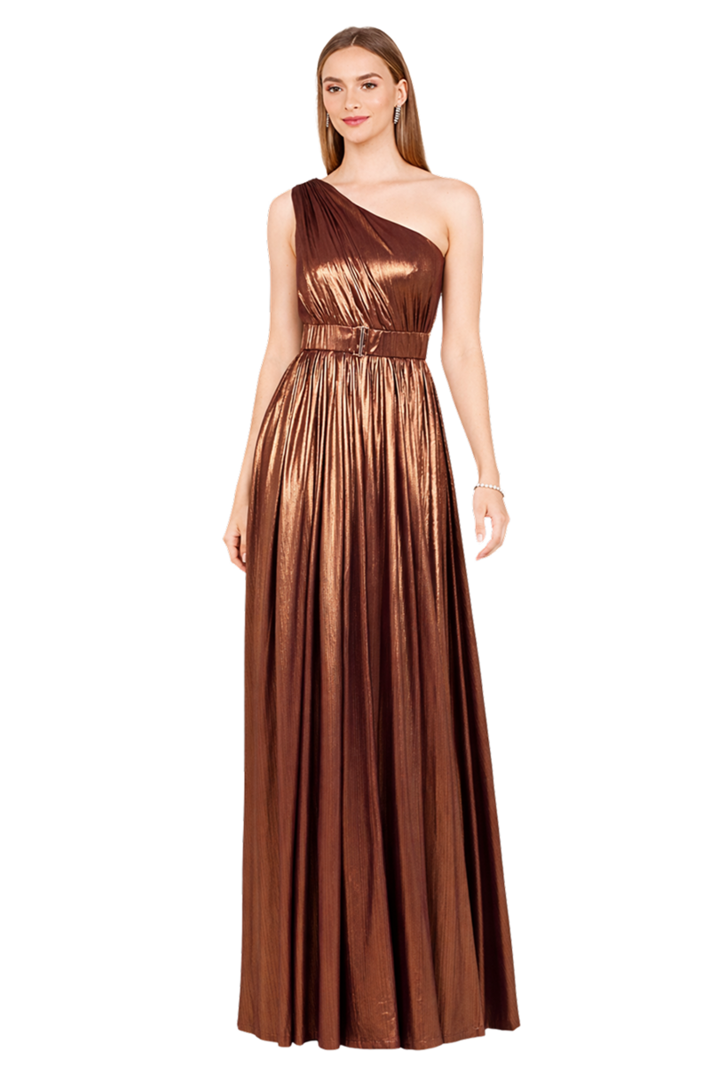 Calista Bronce Dress - Alquiler de vestido para eventos en Bogotá - Click2Dress