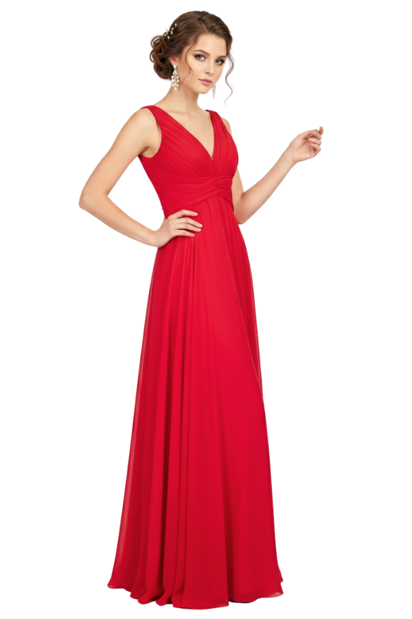 Clara Red Dress - Alquiler de vestido para eventos en Bogotá - Click2Dress