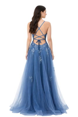 Juana Blue Dress - Alquiler de vestido para Matrimonio en Bogotá - Click2Dress - Vista 2