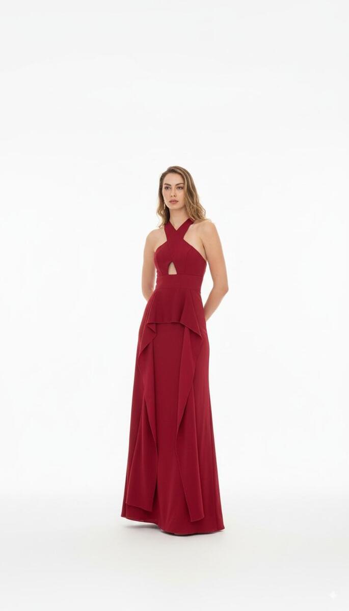 Monroe Red Dress - Alquiler de vestido para Prom en Bogotá - Click2Dress